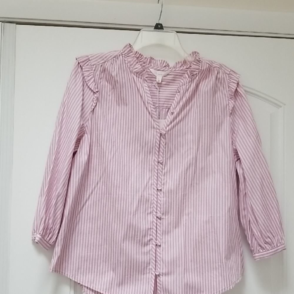 Pink Striped Women's Shirt
